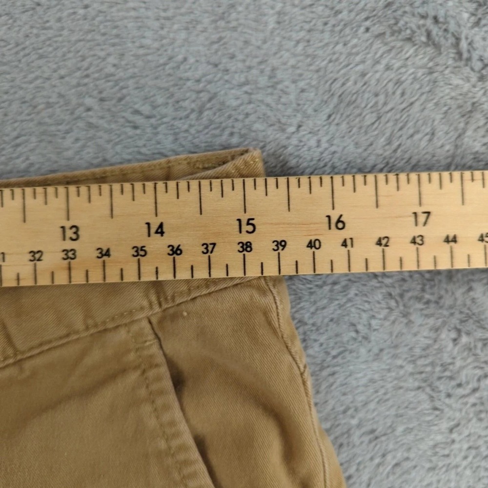The North Face Shorts Mens 32 Tan Brown Chino Flat Front Hiking Outdoor Stretch - Picture 5 of 10